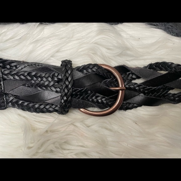 VINTAGE Collection braided leather belt - Picture 3 of 4